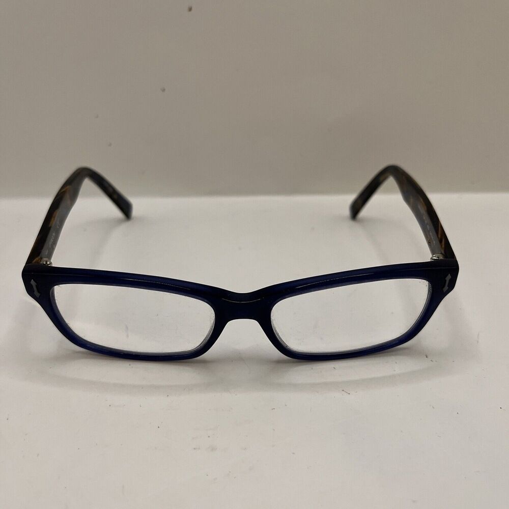 Dragon Eyeglasses Garrett DR128 400 Blue Brown Designer Frames Only 54-16-145